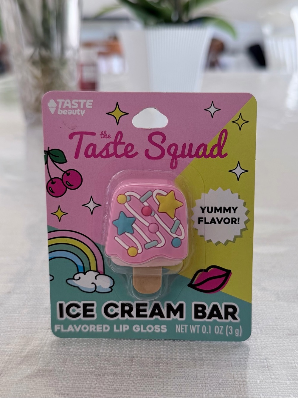 Taste Beauty Taste Squad Pink Ice Cream Bar Lip Gloss